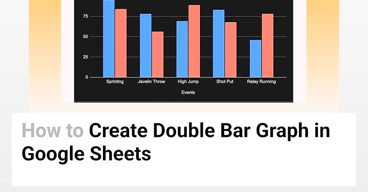 What is the easiest way to make a bar graph on google sheets?